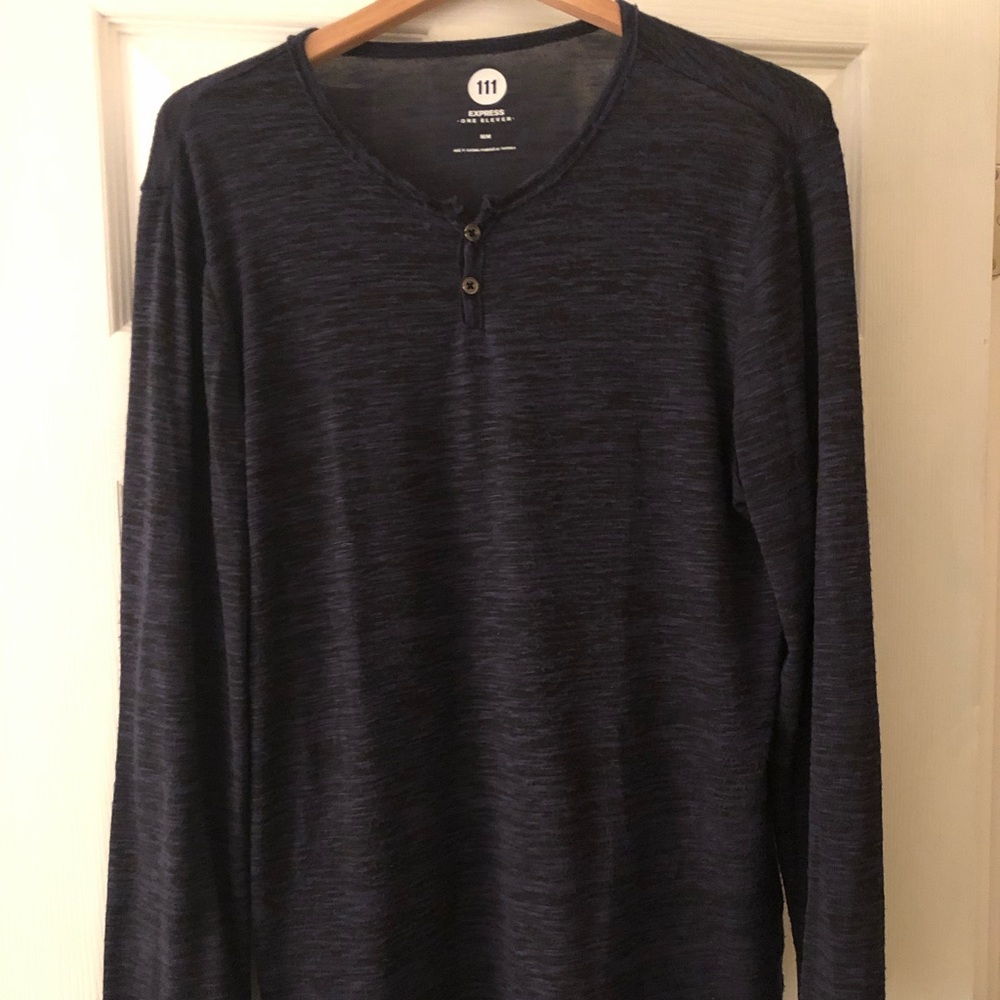 Express sheer long sleeve dressy casual